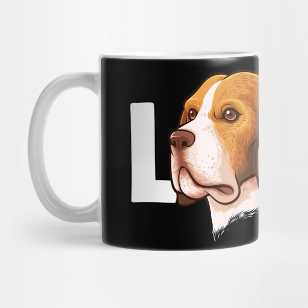 I Love My Beagle Dog Breed Puppy Dog Lover Puppy Pet Lover by sBag-Designs